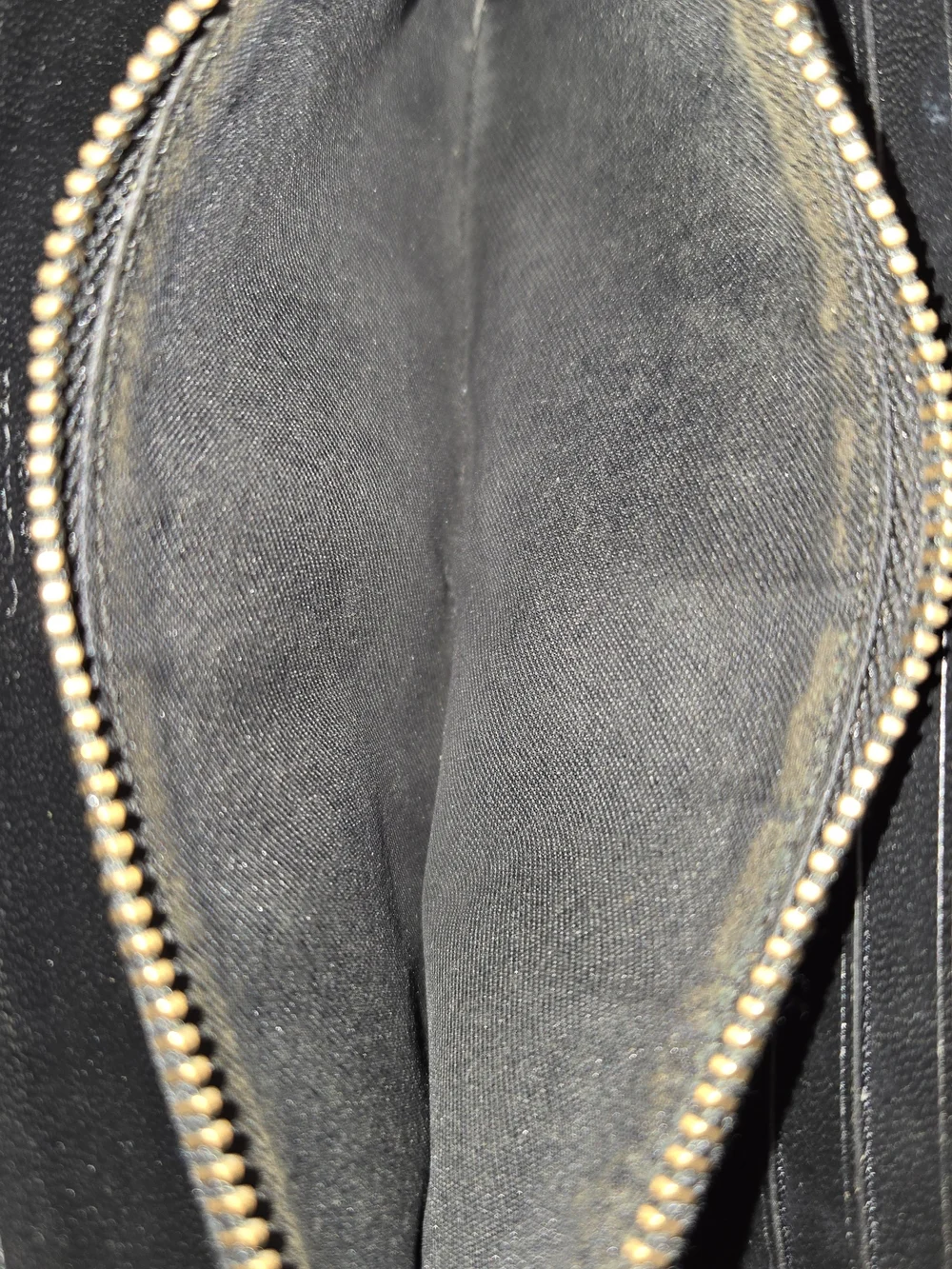 Coach Black Perforated Leather Zip Around Wallet - Picture 10 of 16